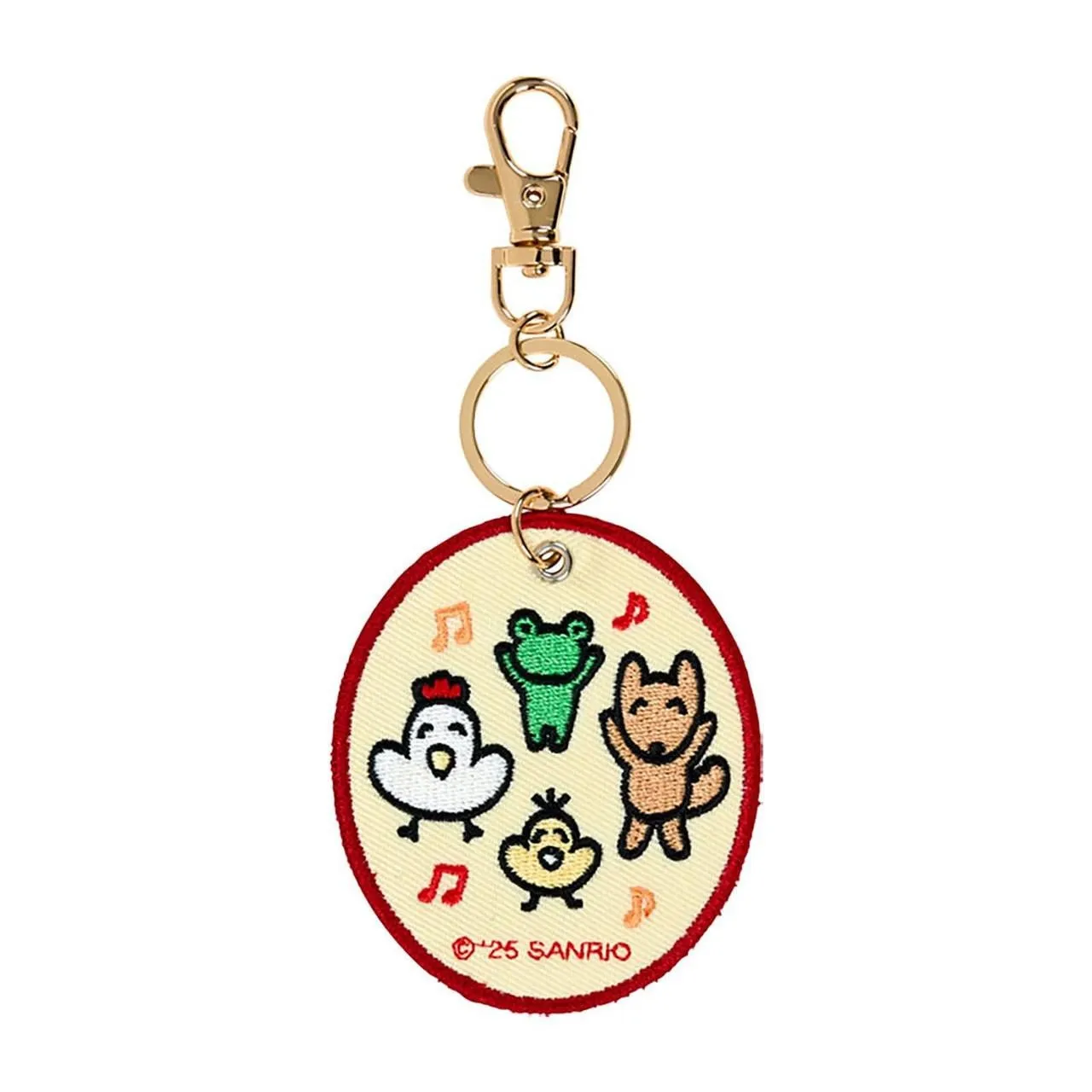 Hello Kitty Sanrio Character Award Series Minna No Tabo Mascot Badge Keychain