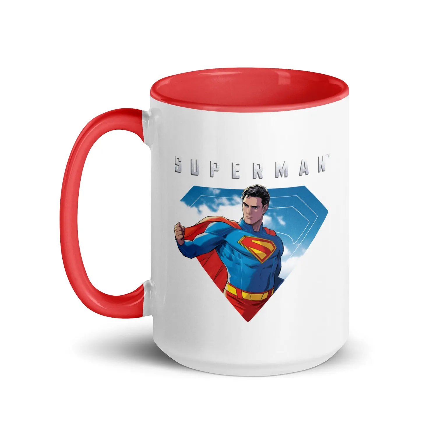 Superman 2025 personlig krus 11 oz rødt, keramikk