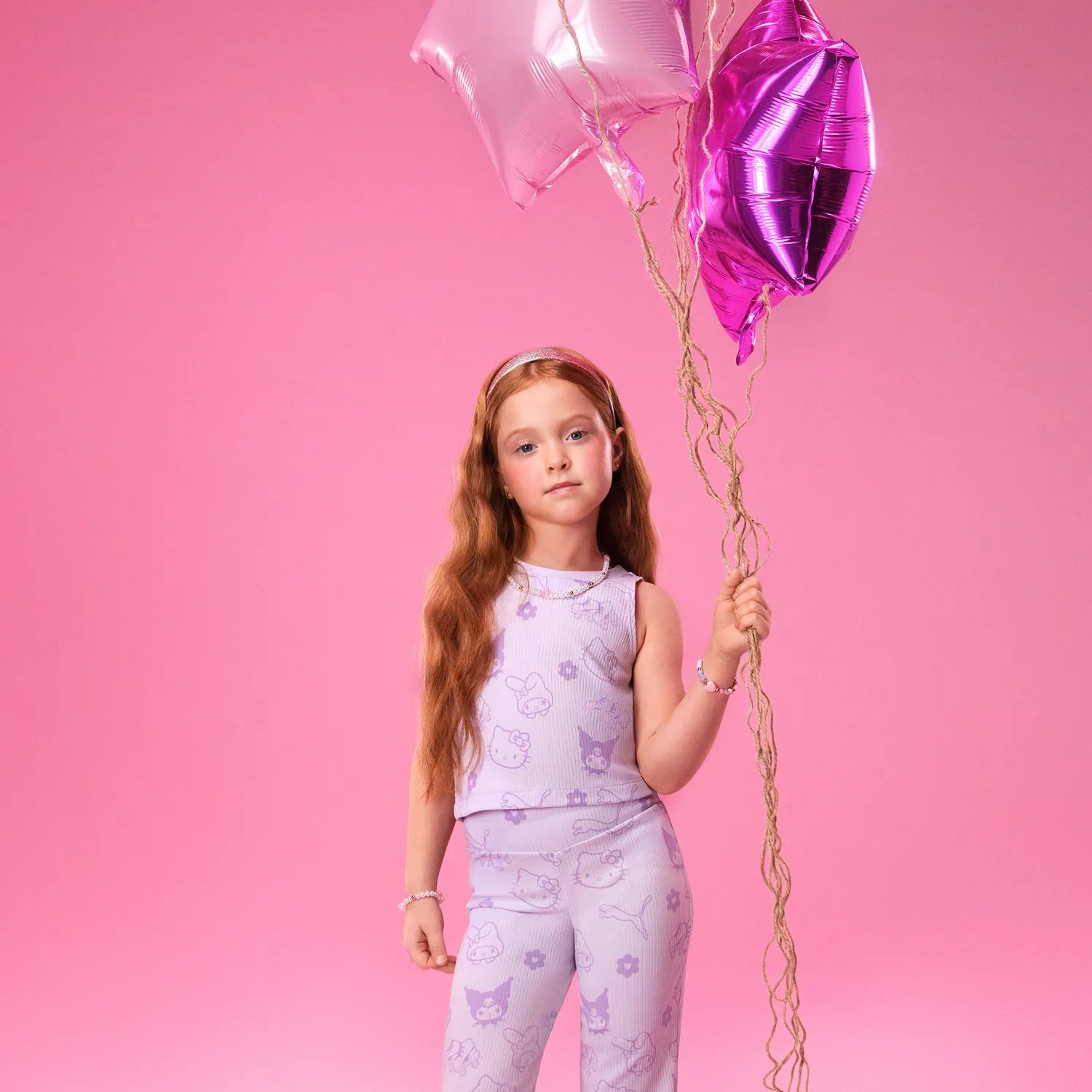 Hello Kitty and Friends x PUMA Ribbed Tank Top Lilac Frost barnesinglet