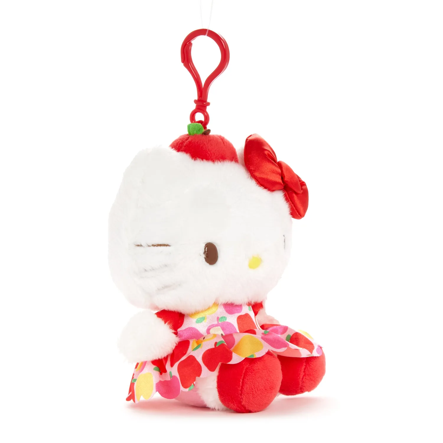Hello Kitty 5 Apples Tall kosedyrmaskot med klips