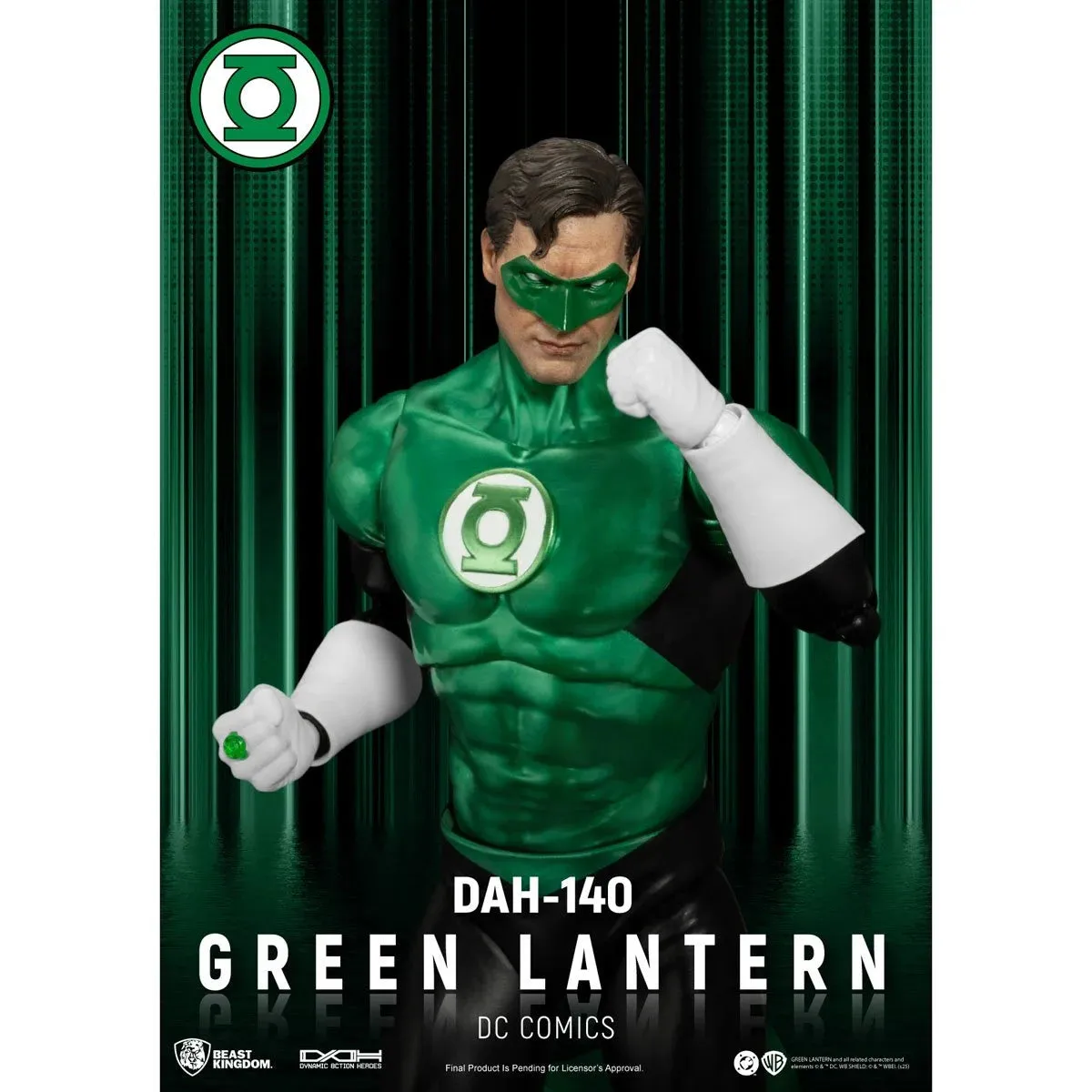 Green Lantern DAH-140 Dynamic 8ction Heroes actionfigur 8 tommer