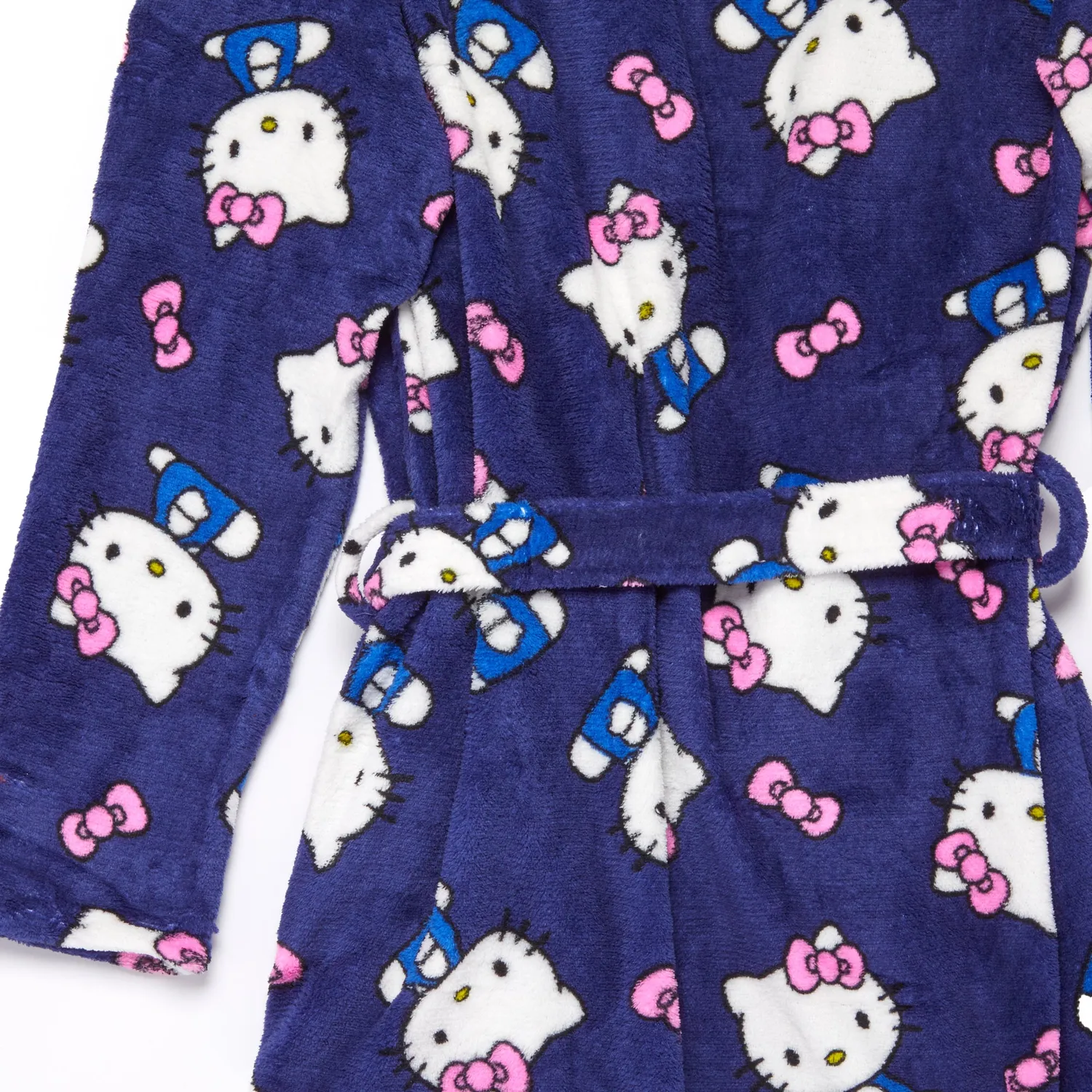 Hello Kitty All Over Print morgenkåpe marineblå S/M