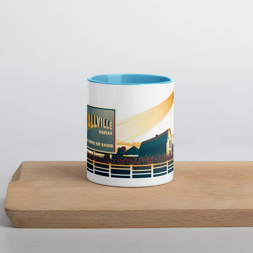 Batman SUPERMAN Welcome to Smallville krus 11 oz oransje