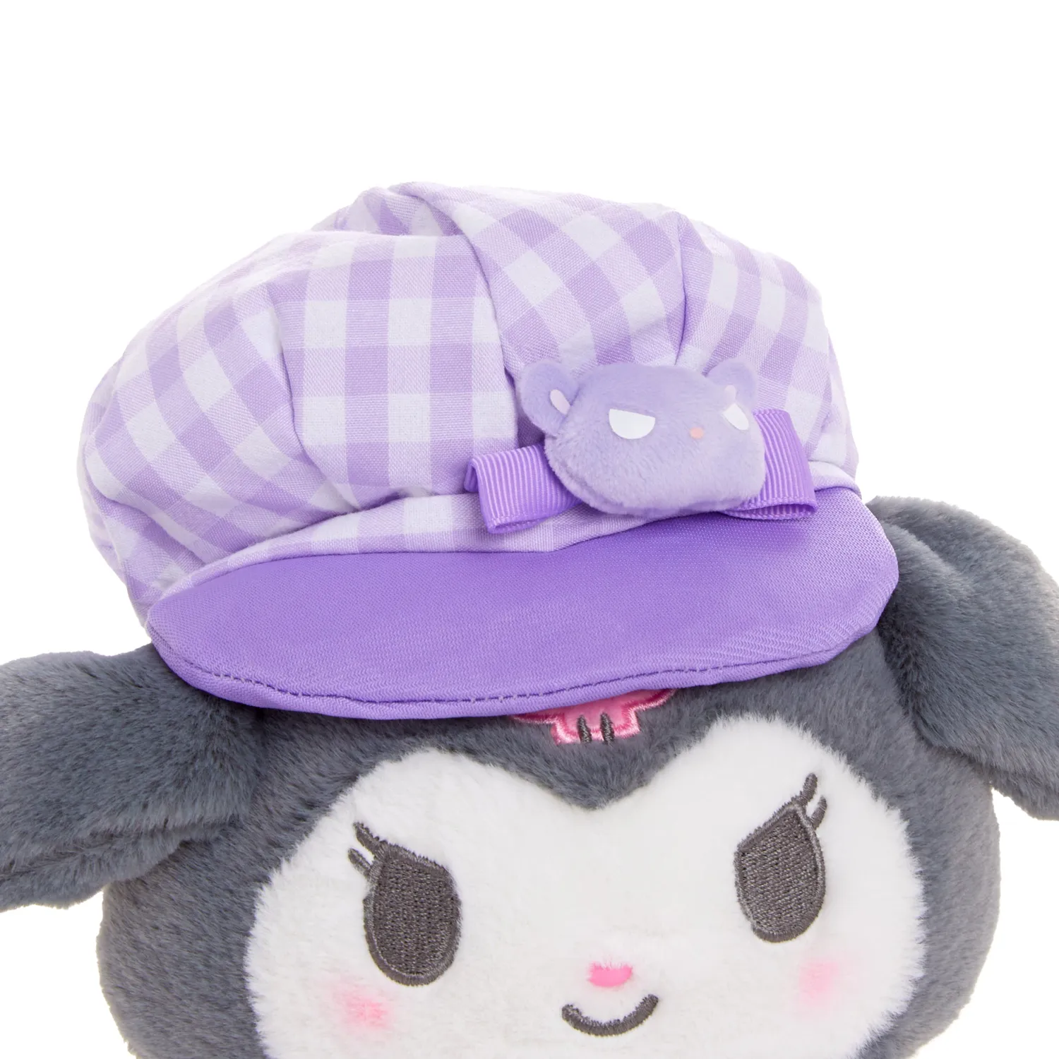 Hello Kitty Gingham Cap Series Kuromi plysjbamse 8 tommer