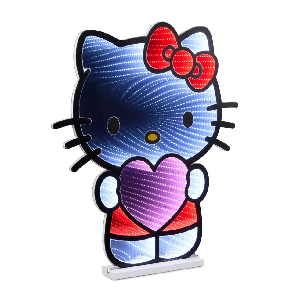 Hello Kitty 24" Heart Decorative Ekkolight Infinity Light LED-dekorlys