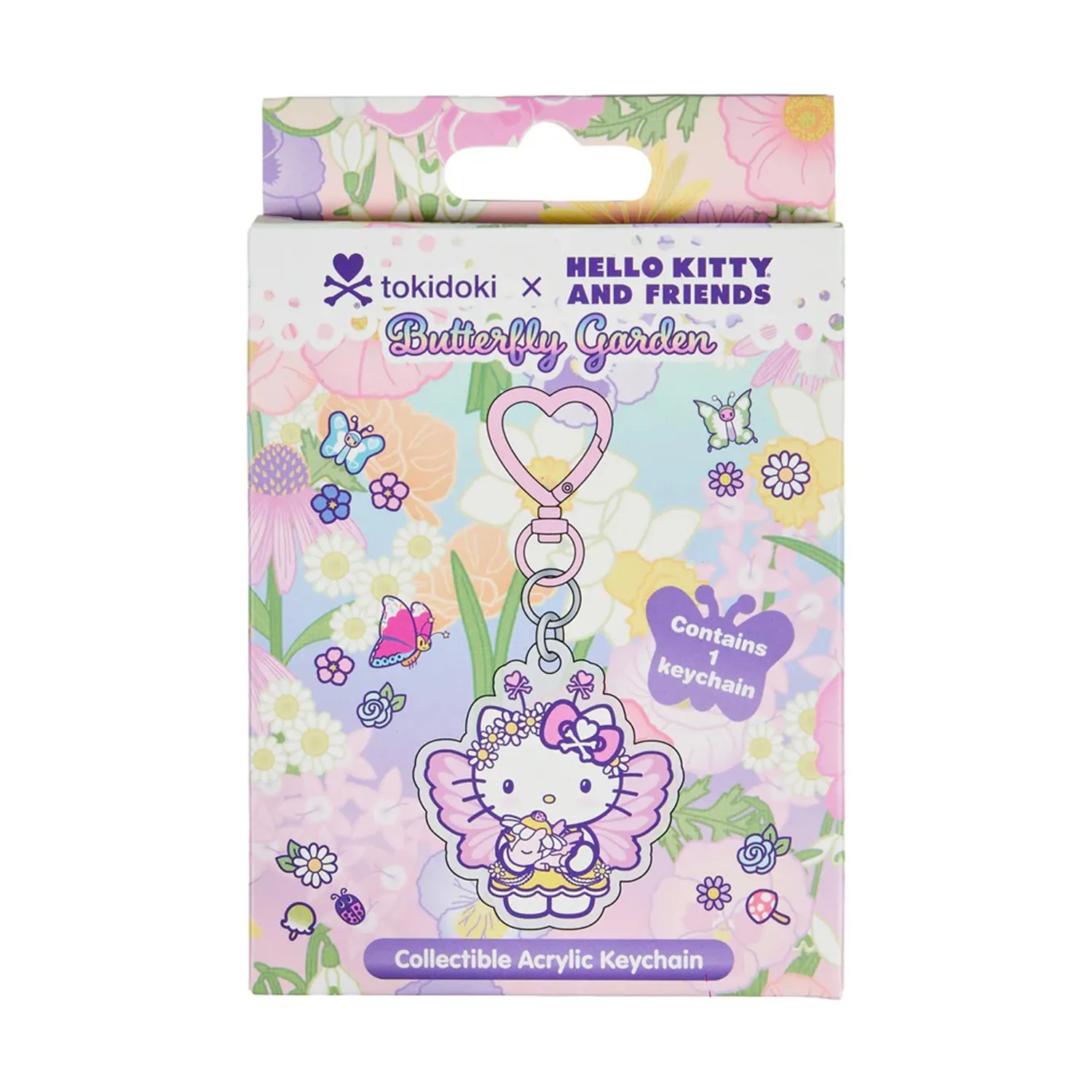 Hello Kitty and Friends x tokidoki Butterfly Garden akrylnøkkelring blind box