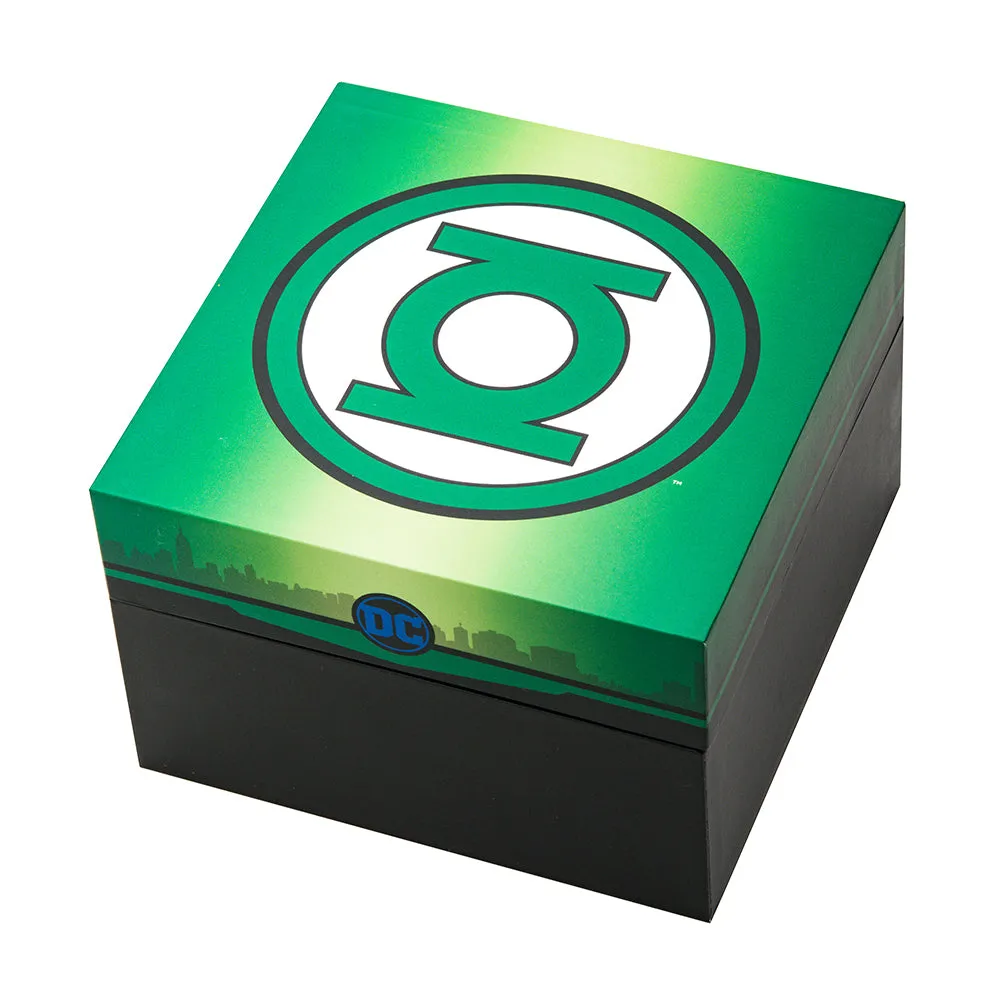 Green Lantern Emotional Spectrum justerbart ringesett 9 ringer størrelse 9–12