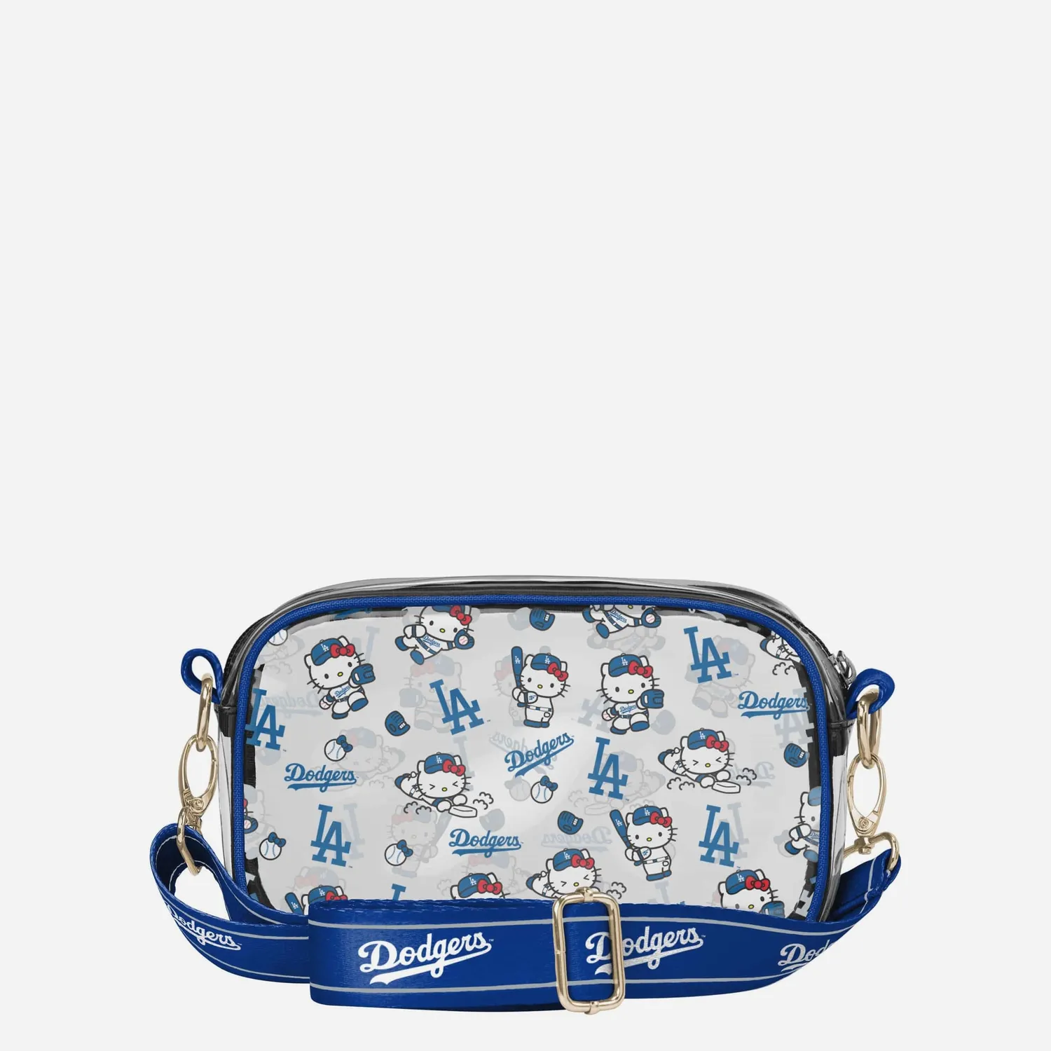 Hello Kitty Los Angeles Dodgers gjennomsiktig crossbody-veske 2 l