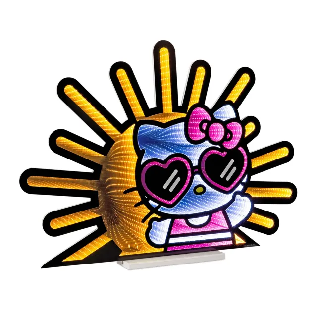 Hello Kitty Sunshine Ekkolight infinitylampe 24,5 tommer LED