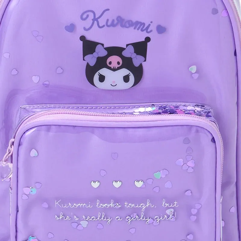 Hello Kitty Kuromi Kids Sequin Backpack ryggsekk barn paljetter