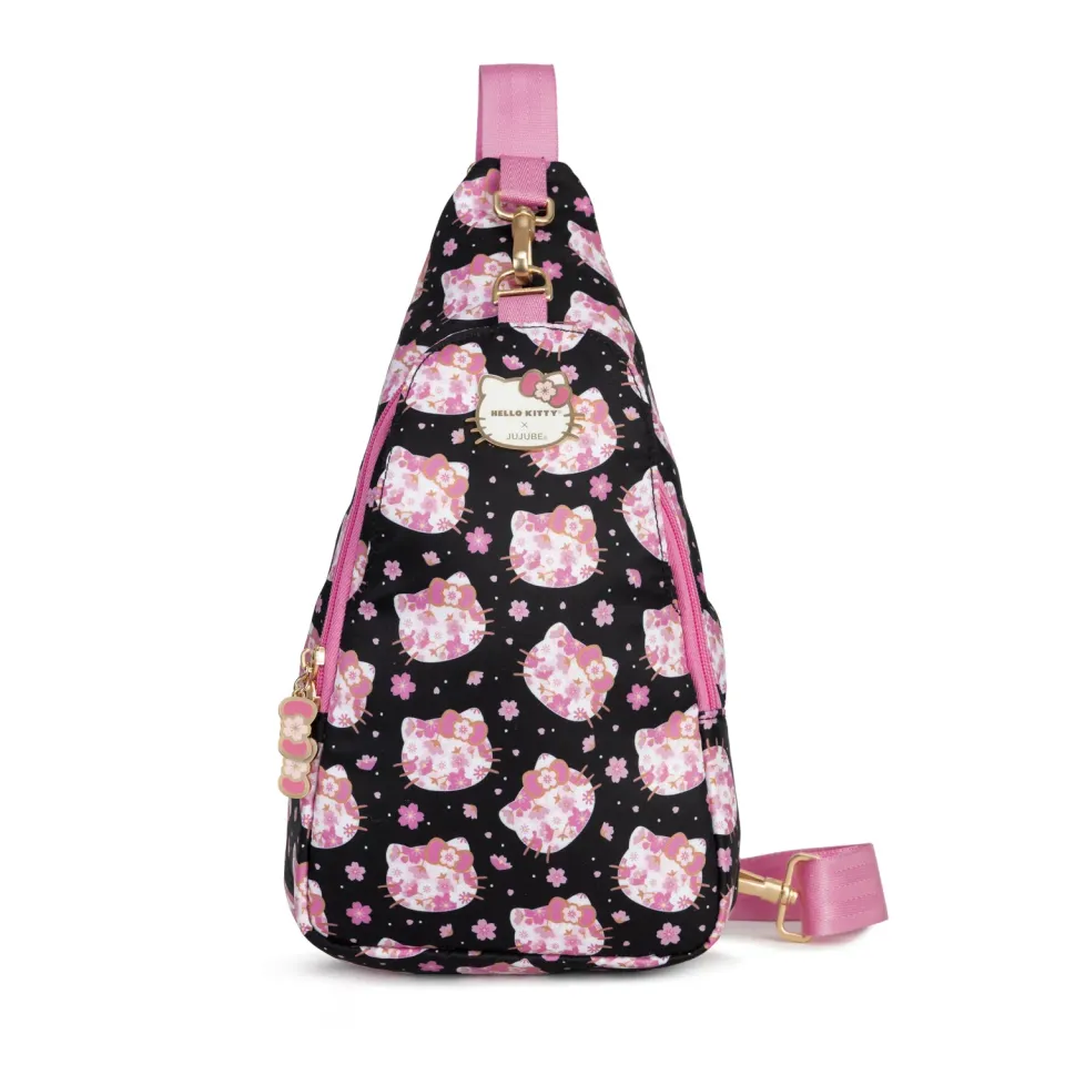 Hello Kitty x JuJuBe Crossbody Sling Bag Cherry Blossoms skulderveske