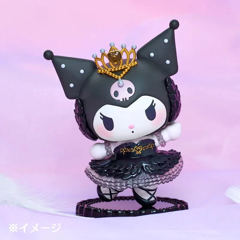 Hello Kitty Kawaii Ballet Kuromi minifigur med sokkel