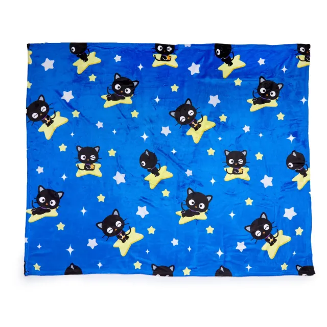 Sanrio Chococat Starry Night pledd 50 × 60″ – maskinvaskbart