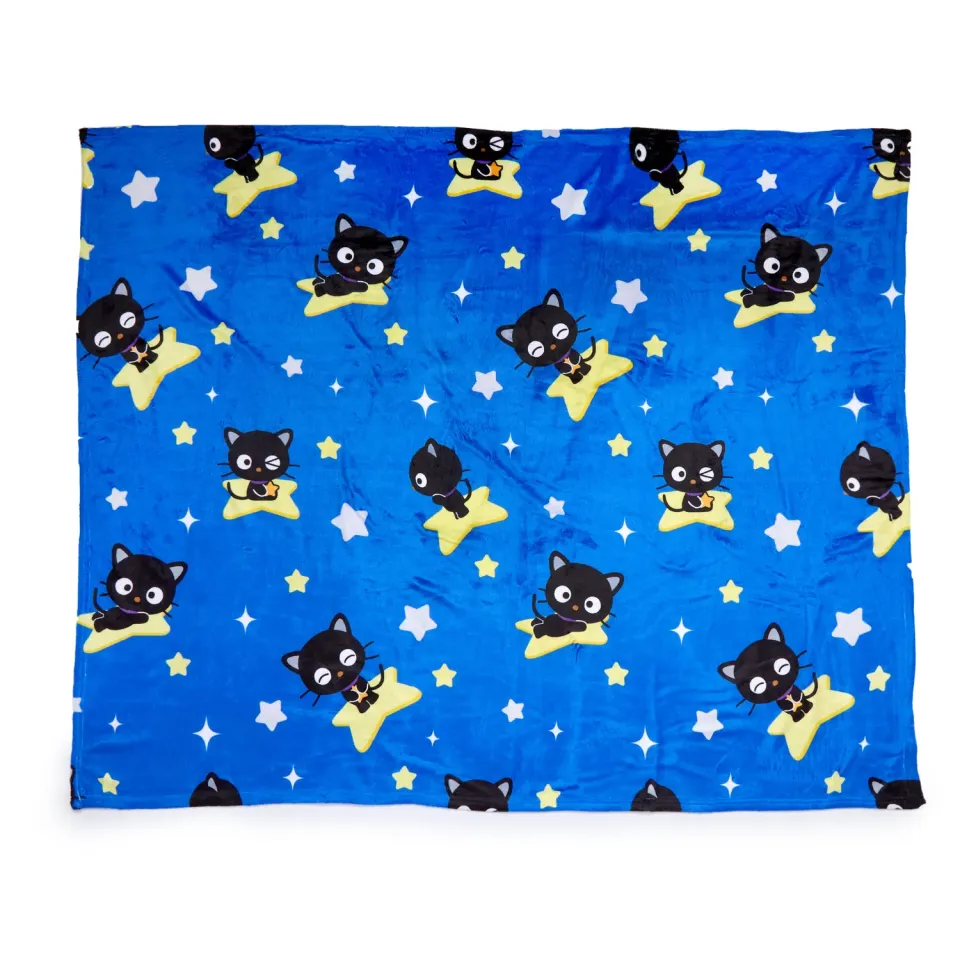 Sanrio Chococat Starry Night pledd 50 × 60″ – maskinvaskbart