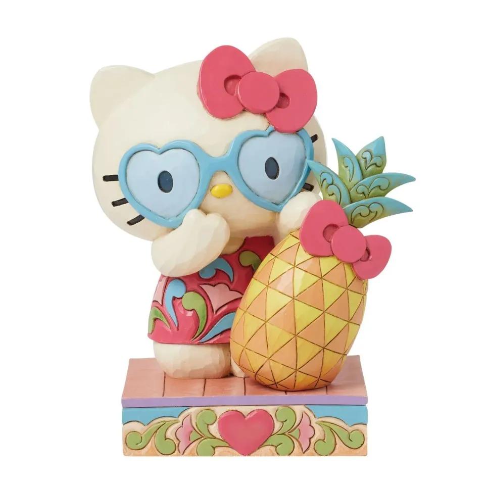Hello Kitty Jim Shore Sanrio Summer Pineapple Figurine figur håndmalt