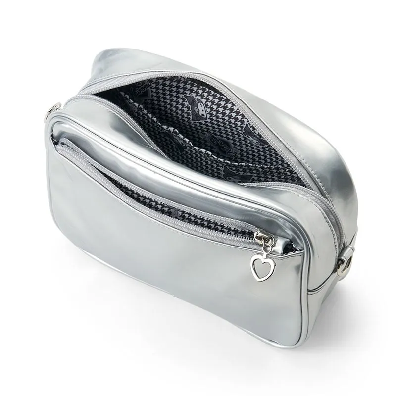 Hello Kitty Silver Houndstooth Kuromi crossbody-veske sølv