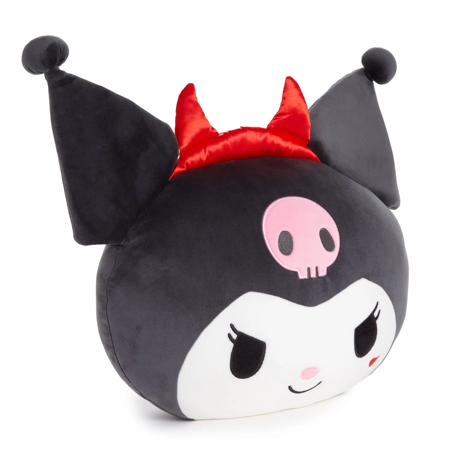 Hello Kitty Strawberry Treat Kuromi Face Plush pute stor