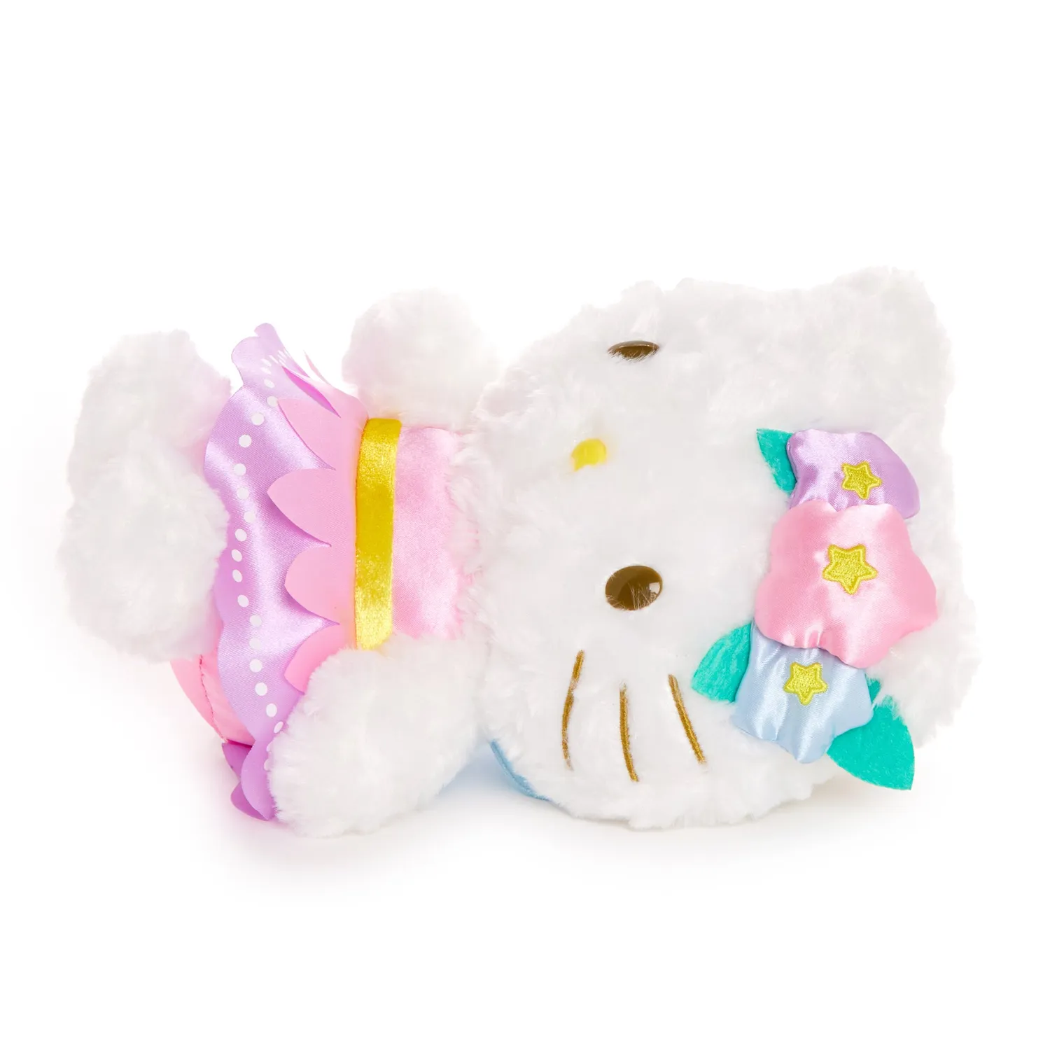 Hello Kitty Floral Fairy 8" plysjbamse med blomsterkrone