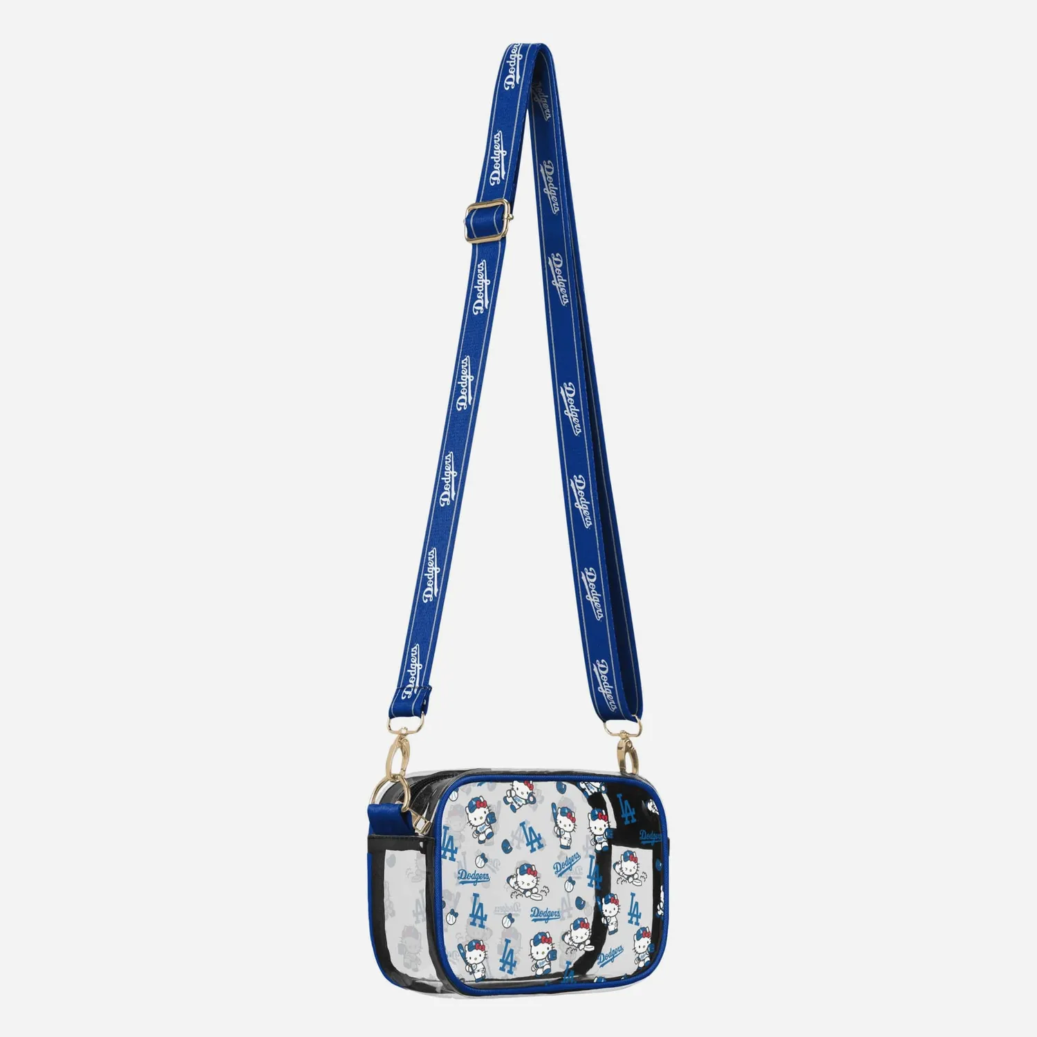 Hello Kitty Los Angeles Dodgers gjennomsiktig crossbody-veske 2 l