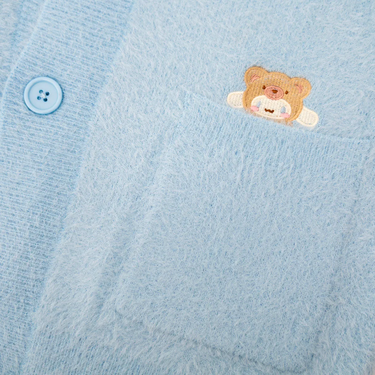 Hello Kitty Cinnamoroll Cozy Kuma JapanLA cardigan blå S