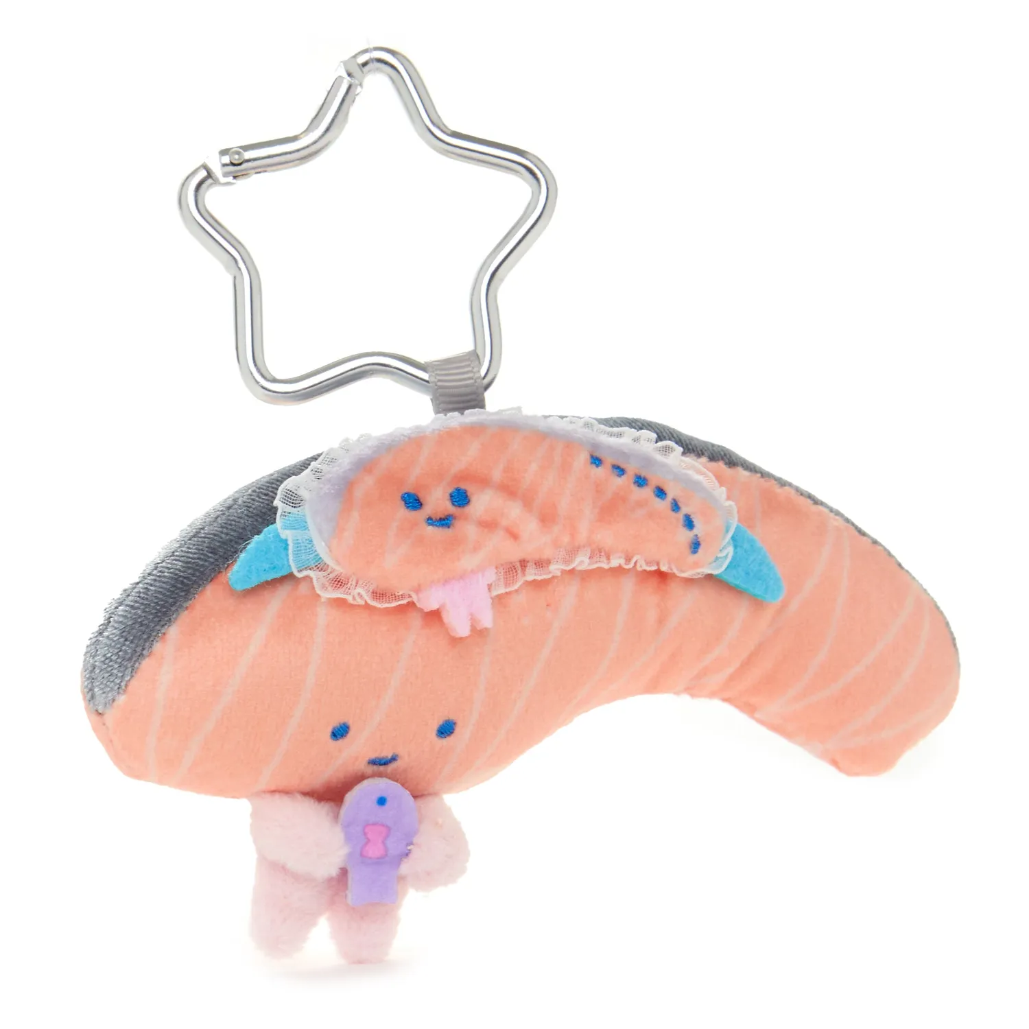 Sanrio Sleepover Series Kirimichan Sleep Mask Plush Mascot Keychain nøkkelring