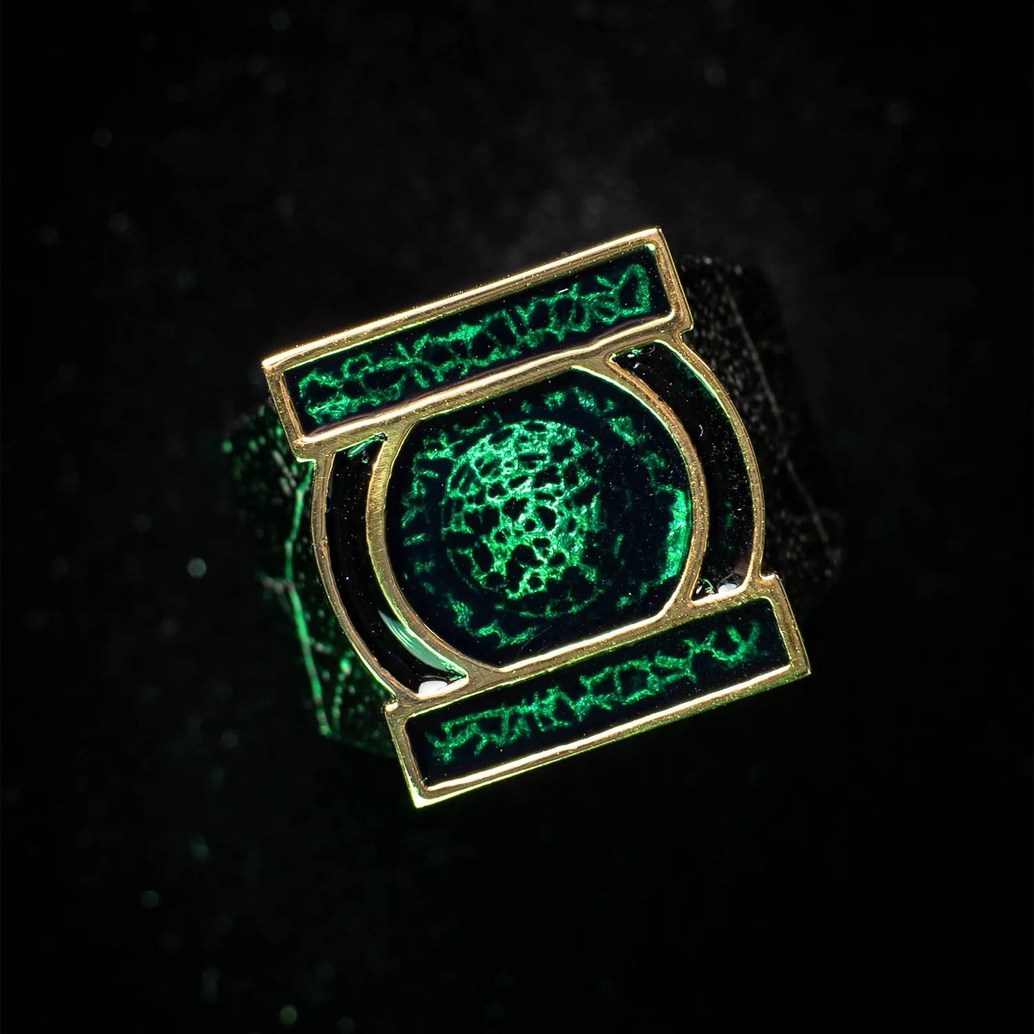 Green Lantern Lanterns Green Lantern Power Ring ring størrelse 6–14 grønn emalje