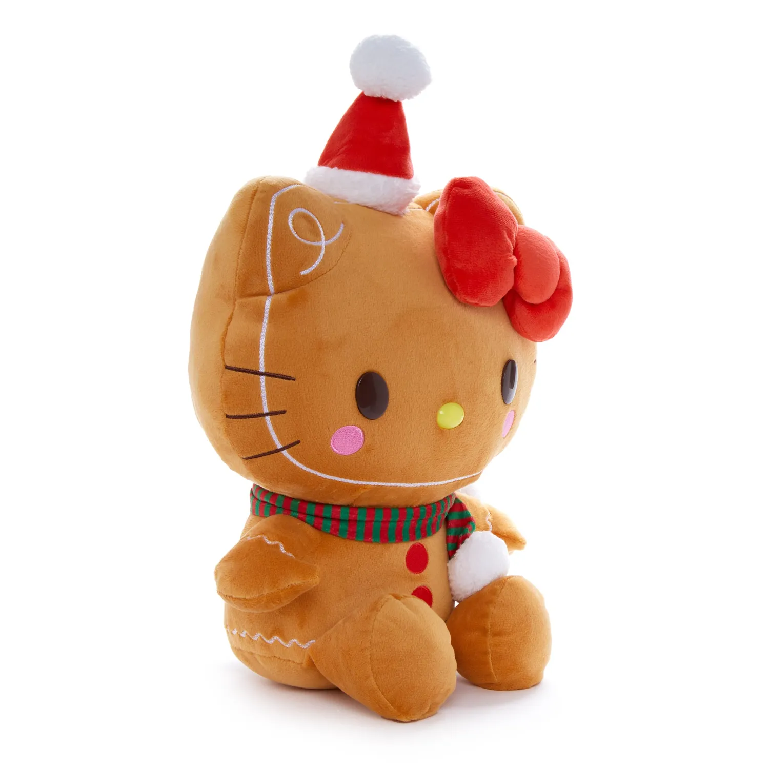 Hello Kitty Holiday Gingerbread Friends kosebamse 12 tommer sittende