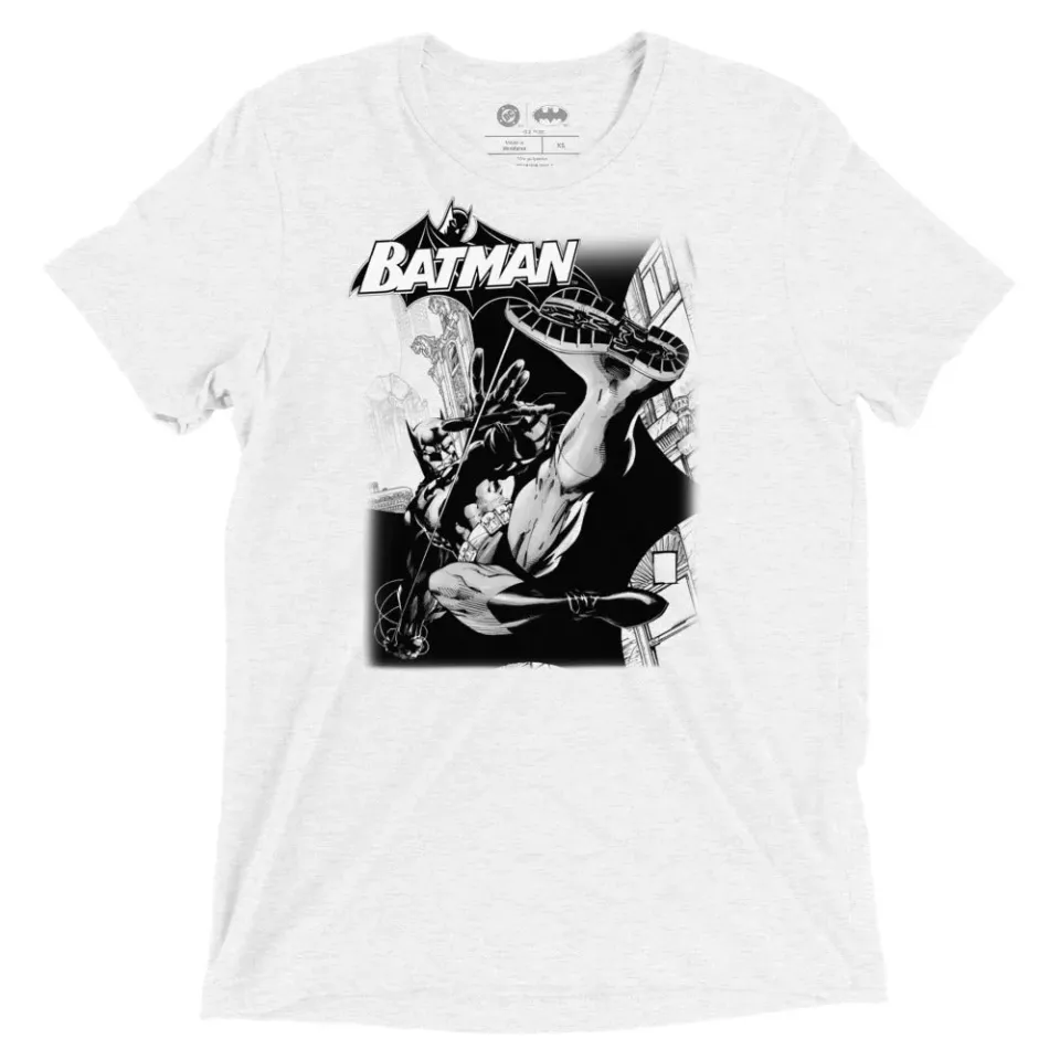 Batman Hush Pencils Tri-Blend T-Shirt t-skjorte hvit tri-blend