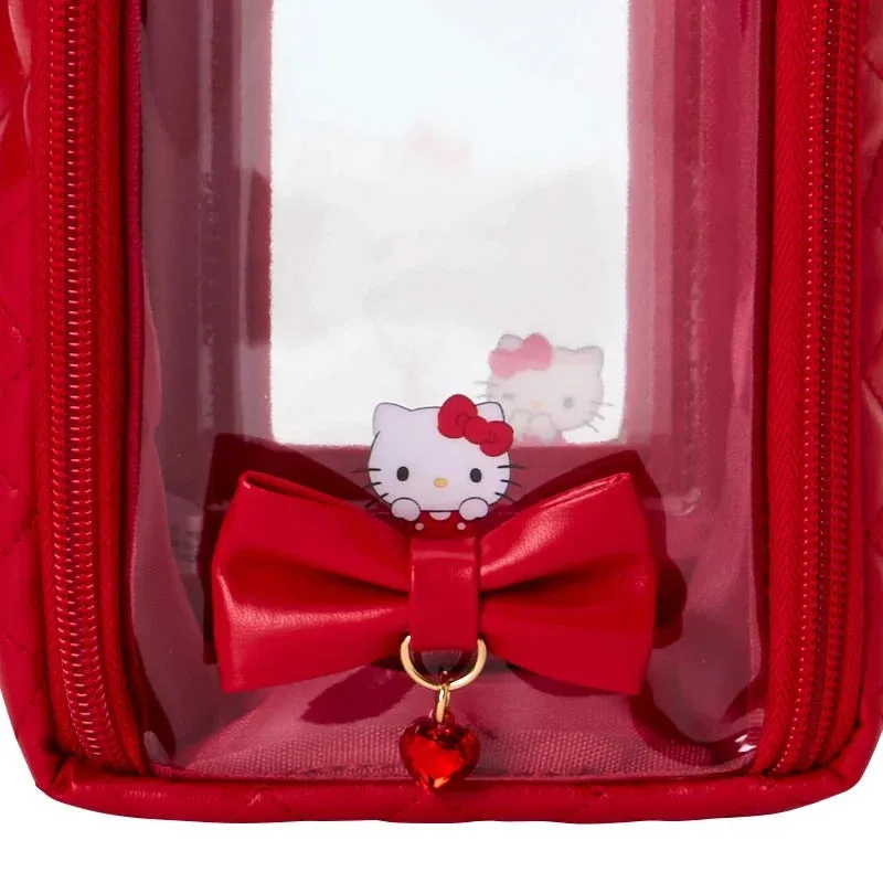 Hello Kitty Enjoy Idol Plush Display Carrying Case veske med vindu