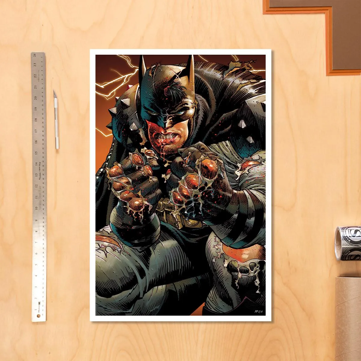 Absolute Batman Dan Panosian kunsttrykk 16 × 24 tommer giclée