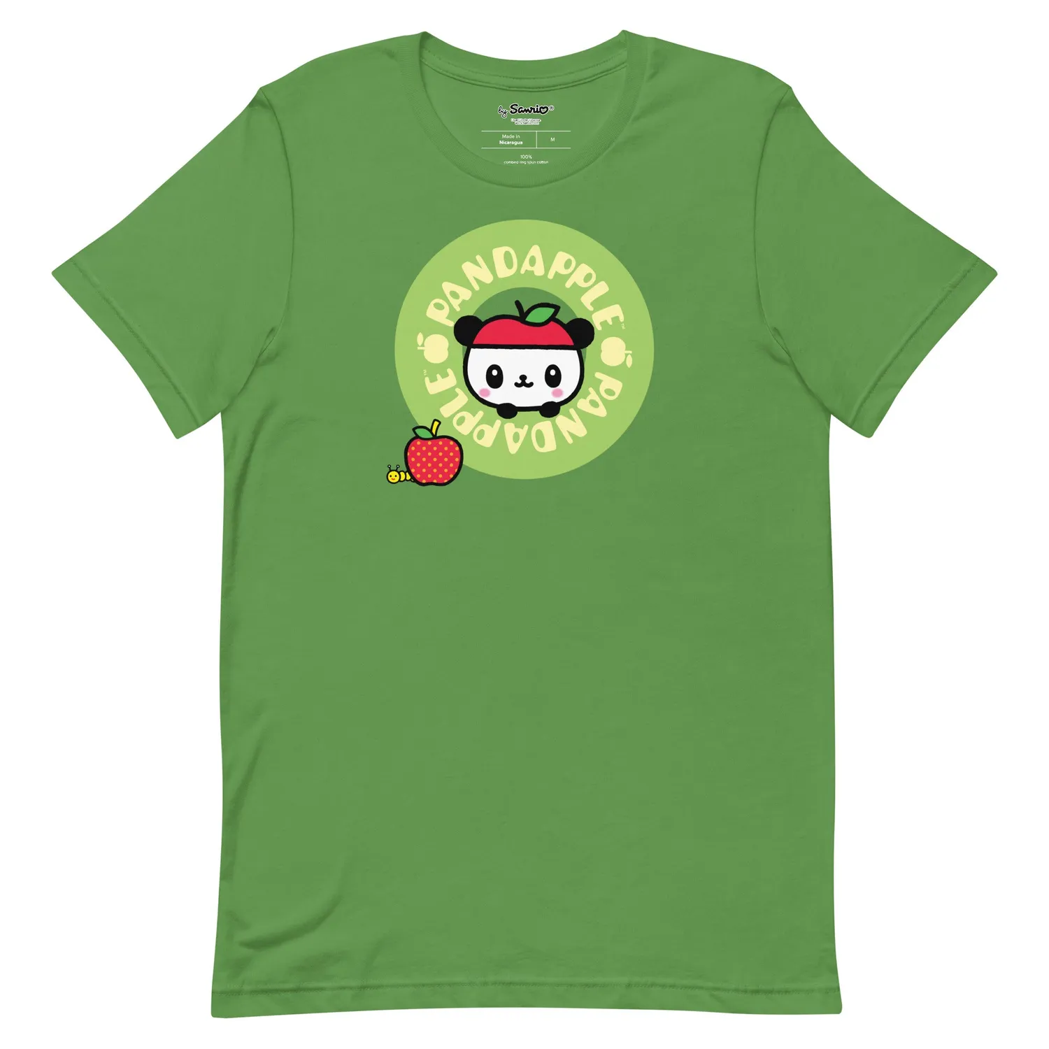 Hello Kitty Pandapple Green Logo t-skjorte Yellow bomull