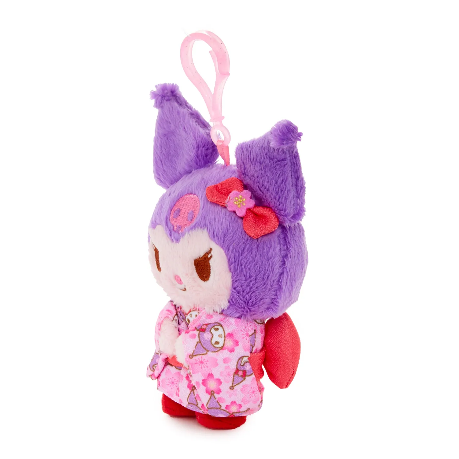 Kuromi Spring Kimono plysjmaskot med klips