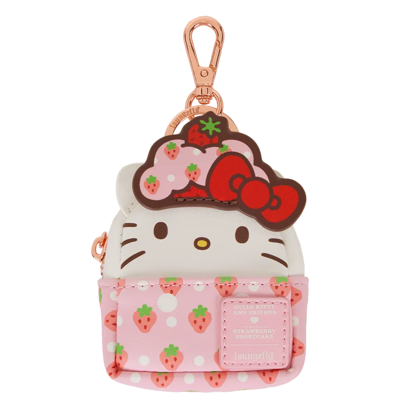 Hello Kitty and Friends x Loungefly Strawberry Shortcake mini-ryggsekk nøkkelring blind box