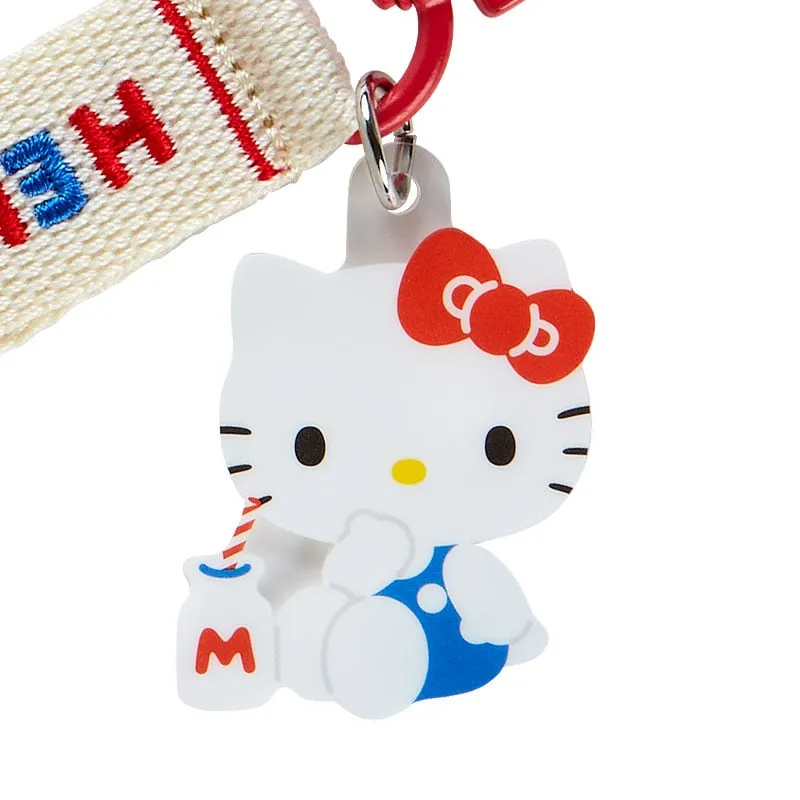 Hello Kitty Sanrio Character Award Series Logo nøkkelring brodert navnelapp