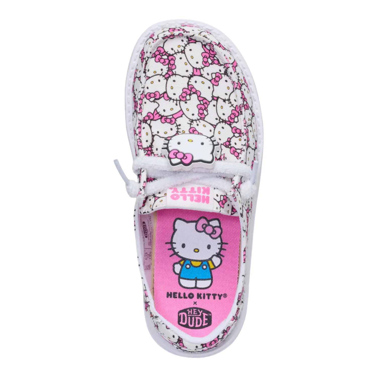 Hello Kitty x HEYDUDE Wendy slip-on sko for barn, multicolor
