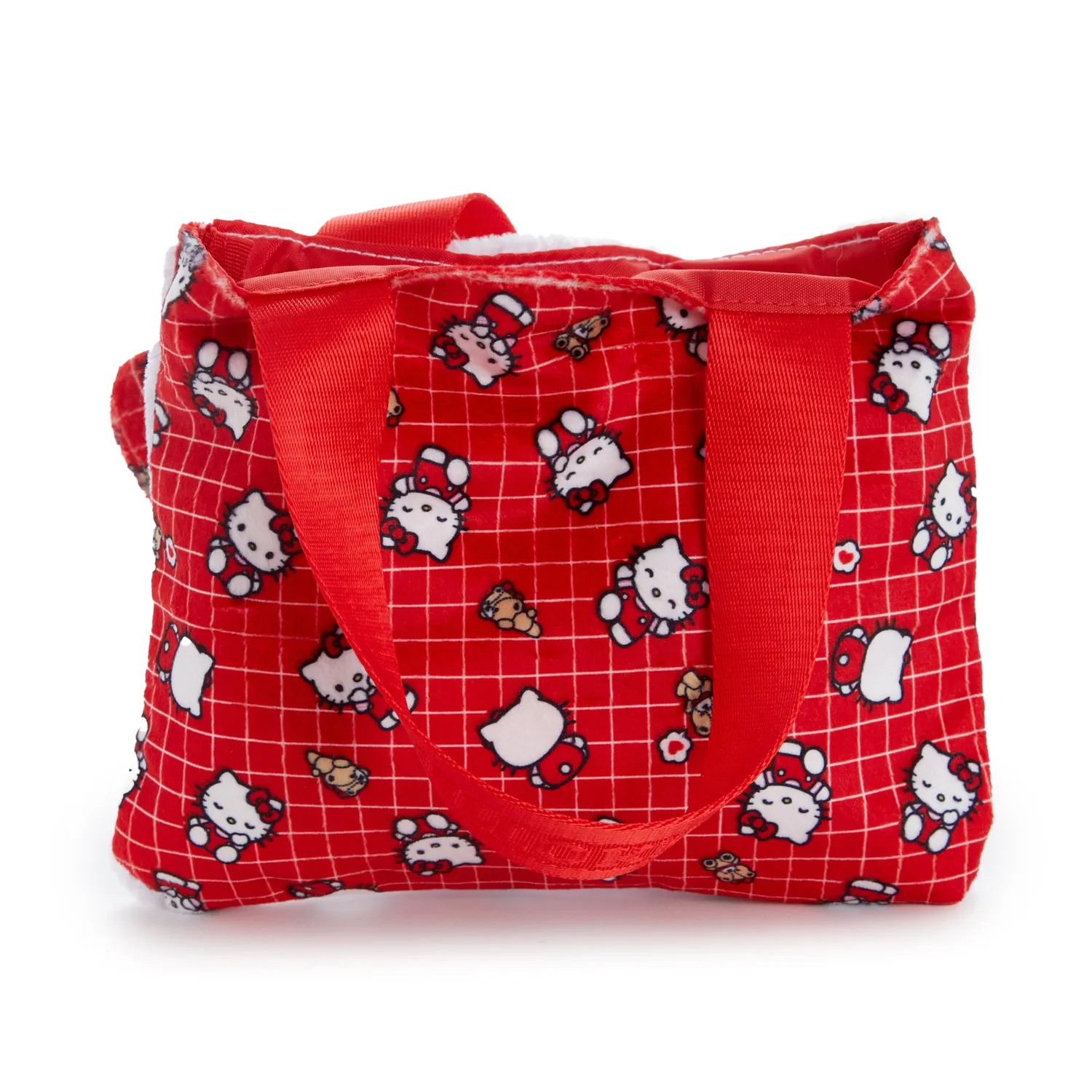 Hello Kitty Ruby Red Series Plush Mini Tote miniveske rød
