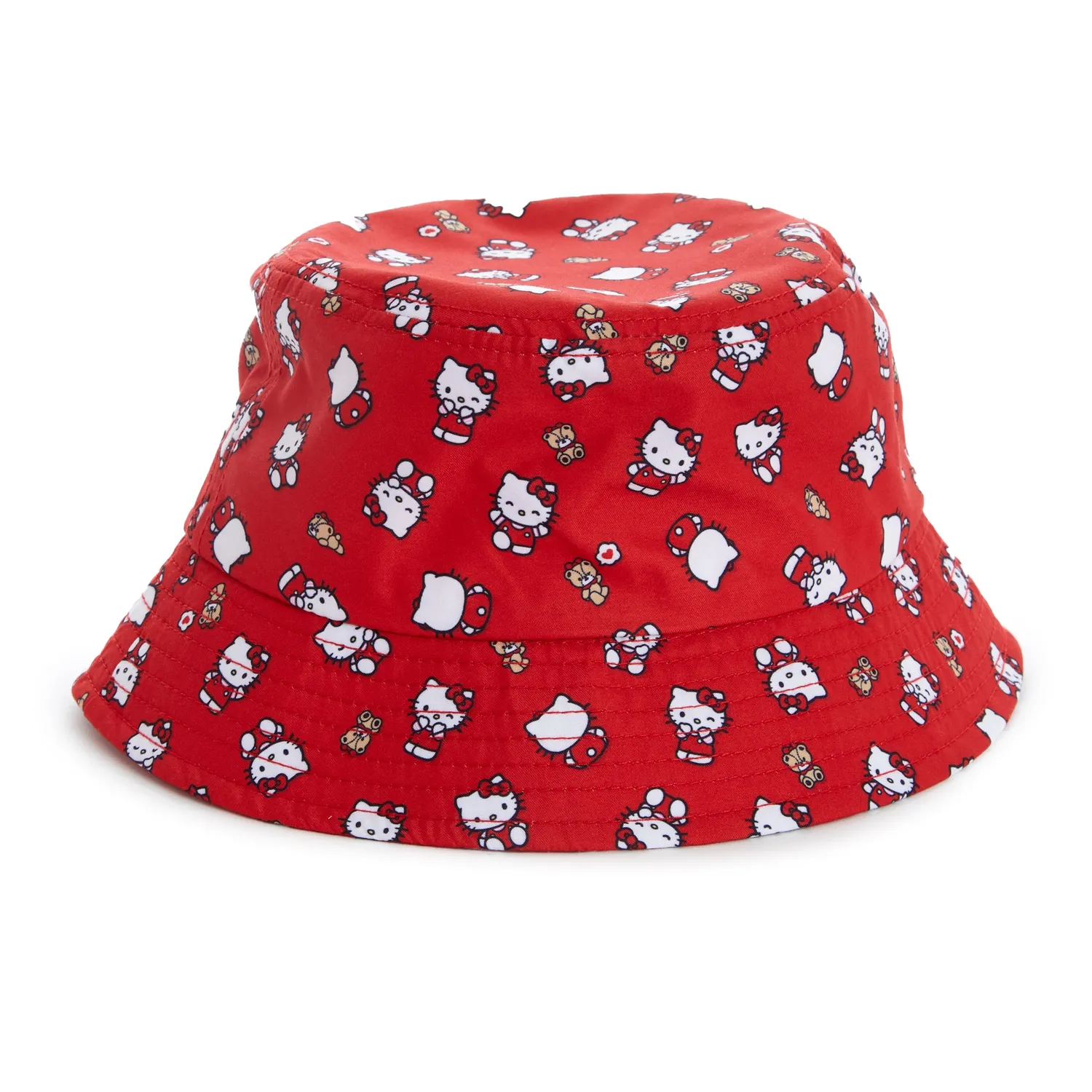 Hello Kitty Ruby Red Series Kids Bucket Hat bøttehatt for barn bomull