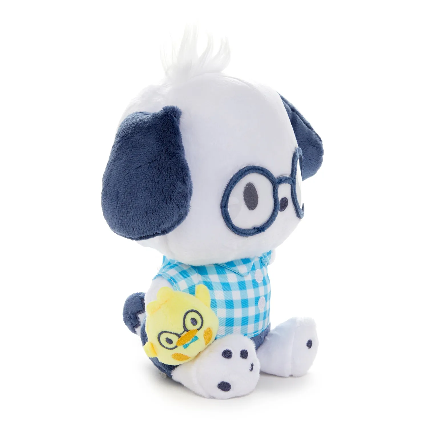 Hello Kitty Pochacco 8" Plush Glasses Series plysjbamse