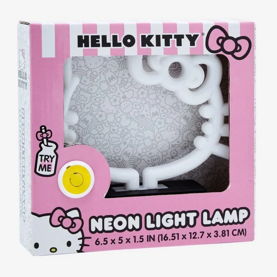 Hello Kitty Silhouette Neon Light LED-lampe rosa