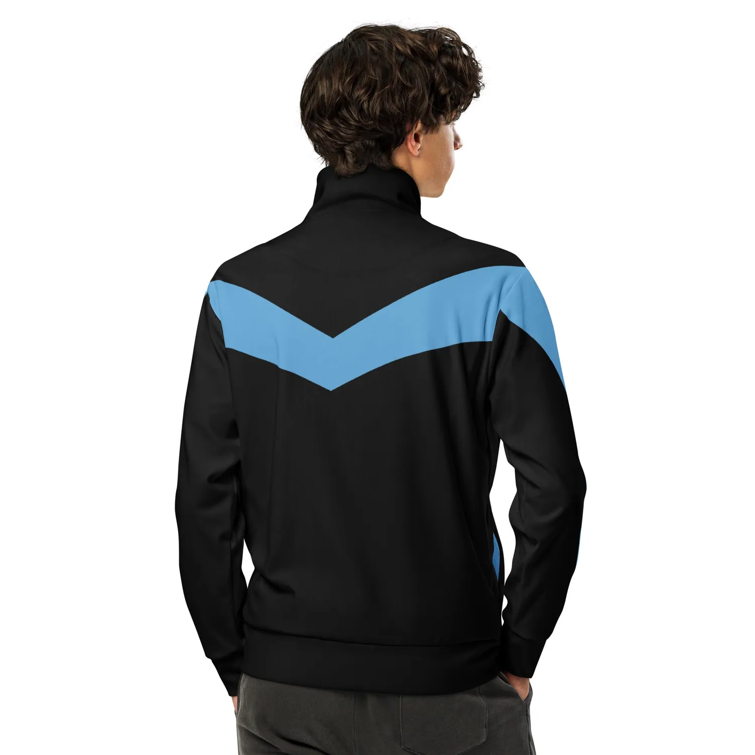 Nightwing Track Jacket cosplayjakke, unisex med fleecefôr