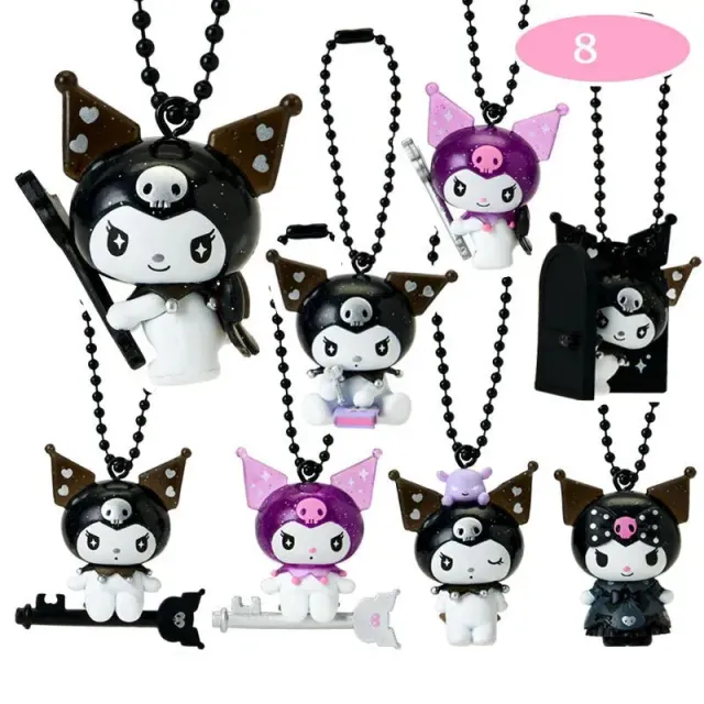 Hello Kitty Kuromi 20th Anniversary Special Key Series Mini Bag Charm blindboks plysj