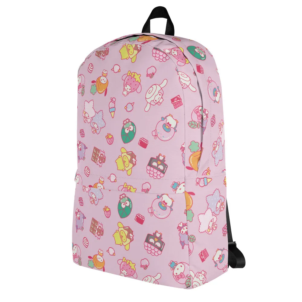 Hello Kitty and Friends Eats & Treats All-over Print Backpack ryggsekk