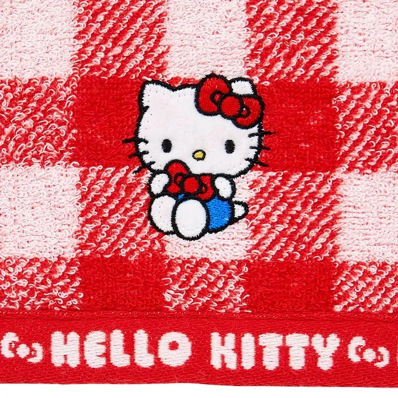Hello Kitty Gingham Imabari Hand Towel håndkle bomull