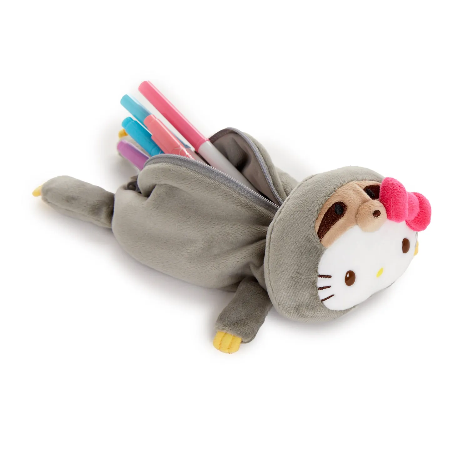 Hello Kitty Sloth Mini Pouch Tropical Animal plysjpung