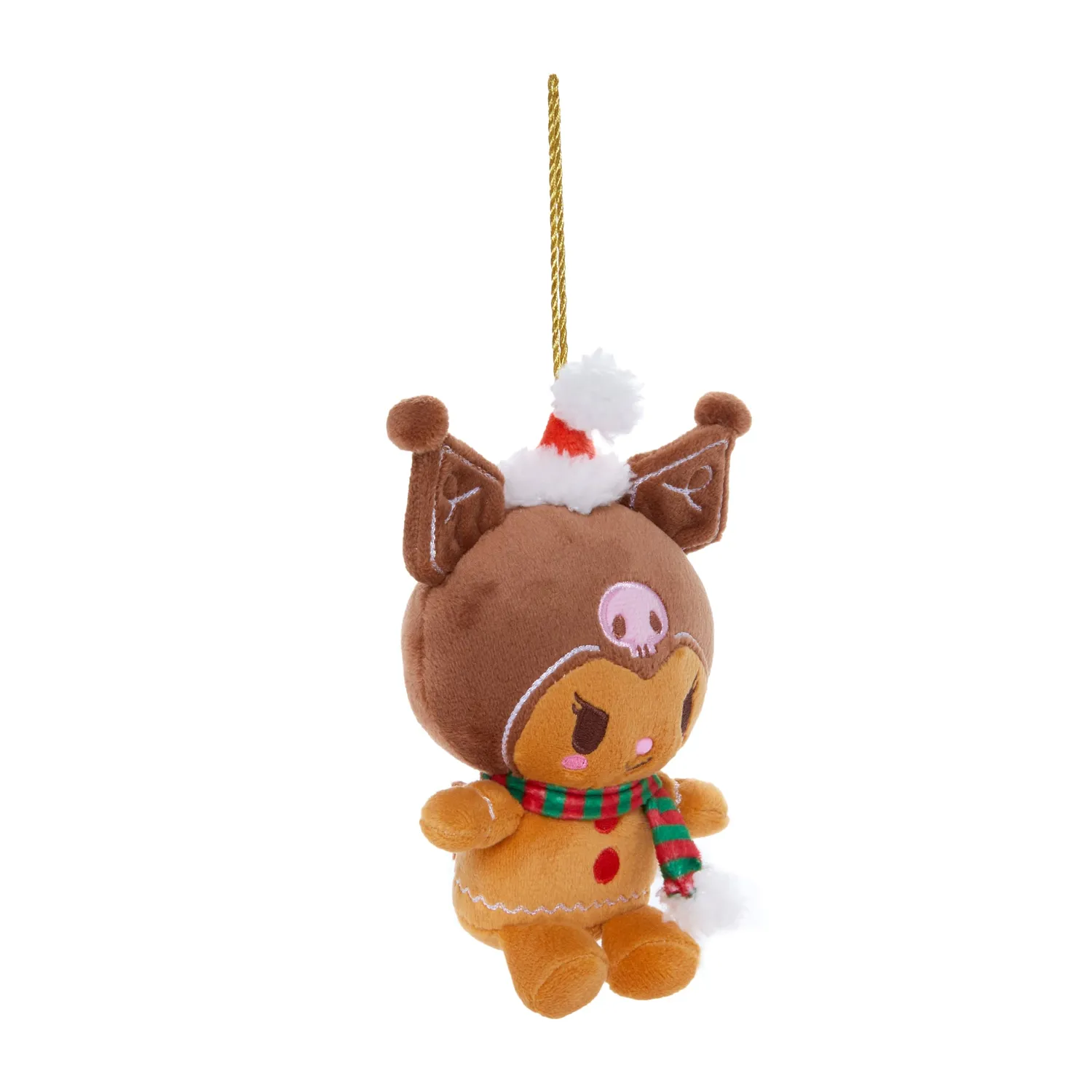 Hello Kitty Kuromi Plush Ornament Holiday Gingerbread Friends