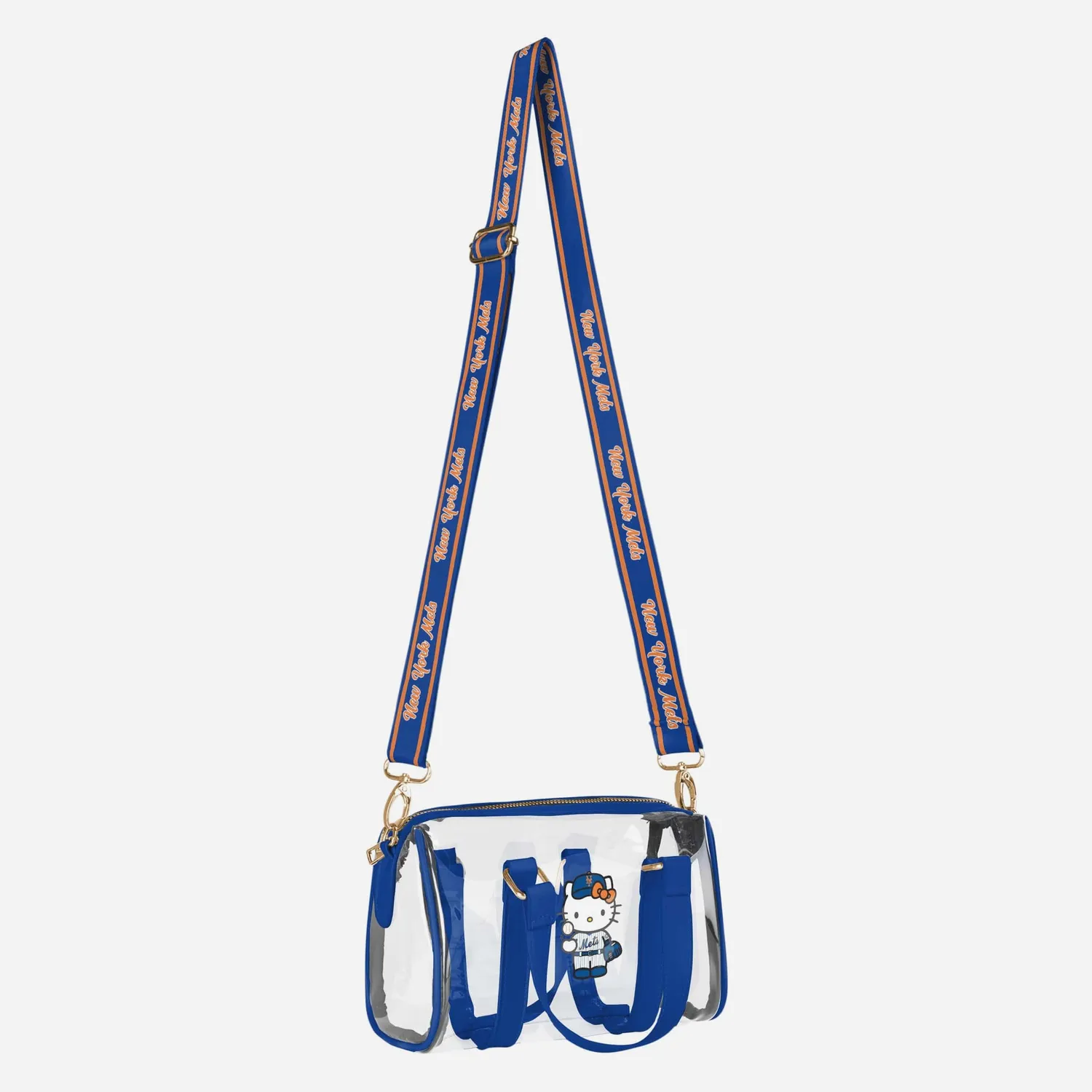 Hello Kitty x New York Mets Clear Barrel Bag veske