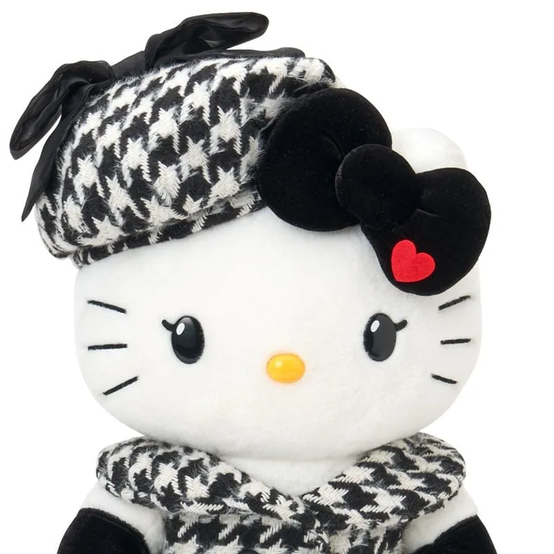 Hello Kitty Monochrome Birthday Twins Series 18" plysjbamse nummerert