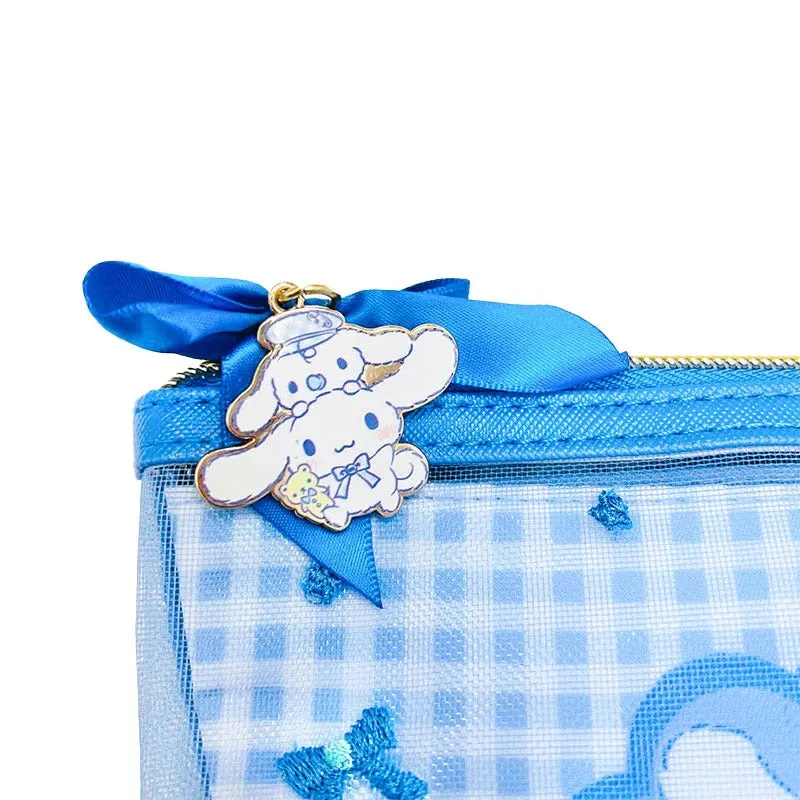 Hello Kitty Gingham Paperboy Cinnamoroll toalettmappe rutete