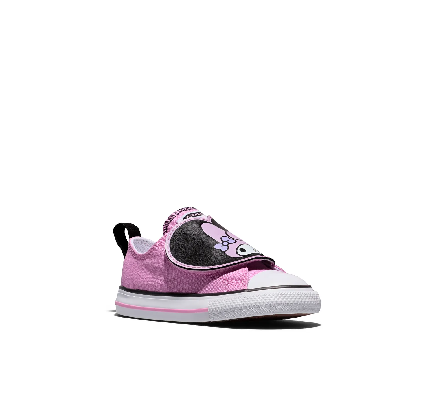 Converse x My Melody & Kuromi Chuck Taylor All Star One Strap Easy-On sko toddler svart rosa brun