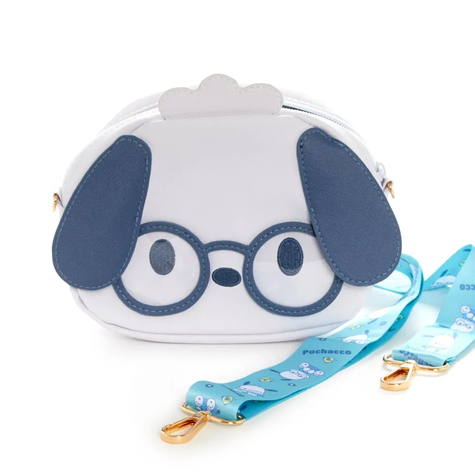 Hello Kitty Pochacco Mini Crossbody Bag (Glasses Series) veske grønn